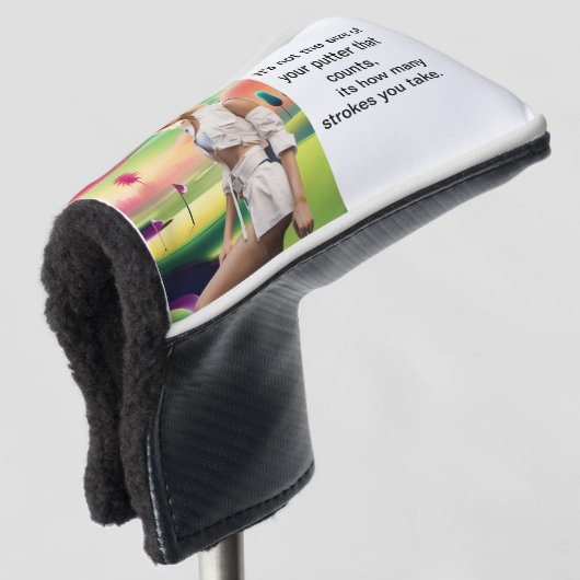 De grootte van uw putter golfheadcover (3/4 voorkant)