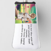 De grootte van uw putter golfheadcover (Draai 90)