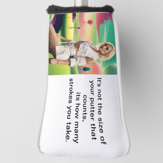 De grootte van uw putter golfheadcover (Draai 90)