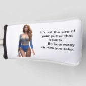 De grootte van uw putter golfheadcover (Voorkant)