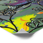 De Groovy Aquarium Print (Hoek)