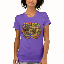 De Groovy Dream Shack Signature V-neckTee voor vro