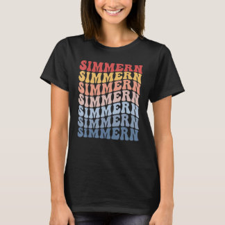 De Groovy Retro van de Stad van Simmern T-shirt