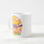 De Groovy Walrus - Retro Rock Vibes Koffiemok (Voorkant links)