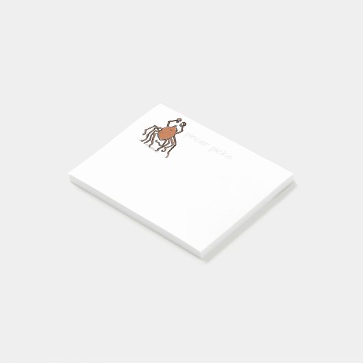 de groovy zeespin post-it® notes (Schuin)