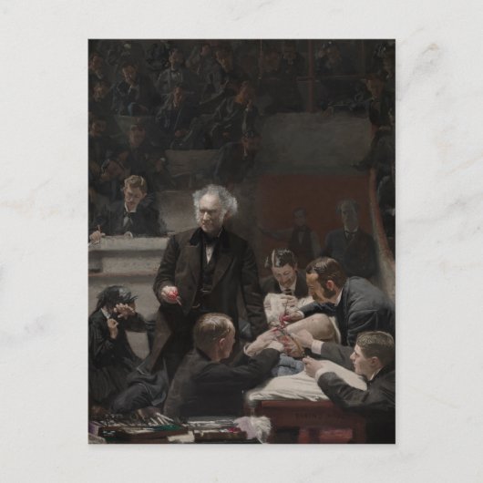 De Gross Clinic van Thomas Eakins Briefkaart (Voorkant)