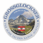 De Grossglockner Sticker (Voorkant)