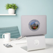 De Grossglockner Sticker (Laptop op bureau)
