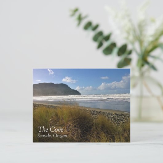 De grot, de zee, de oregon briefkaart (Staand voorkant)