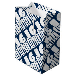 De grote 16 zestiende verjaardag medium cadeauzakje