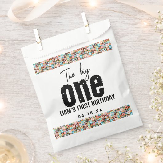 De grote 1e verjaardag bedankzakje (Geknipt)