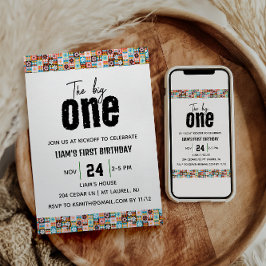 De grote 1e verjaardag kaart