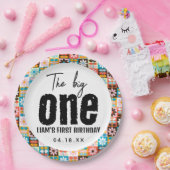 De grote 1e verjaardag papieren bordje (Feest)