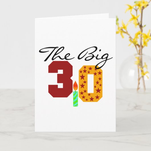 De grote 3-0 kaart (Gele Bloem)