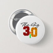 De grote 3-0 ronde button 5,7 cm (Voorkant /achterkant)