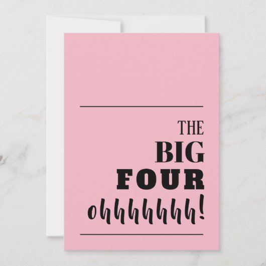 De GROTE 40-daagse uitnodigingen (Voorkant)