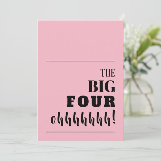 De GROTE 40-daagse uitnodigingen (Staand voorkant)