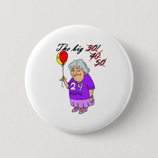 De grote 50 ronde button 5,7 cm (Voorkant)