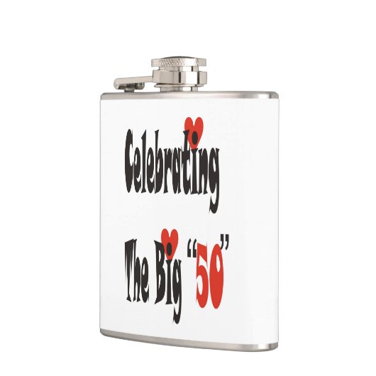 De Grote 50 vieren Heupfles (Links)