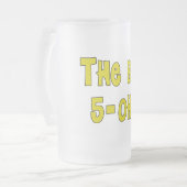 De grote 5-OH. Birthday Mok (Voorkant links)