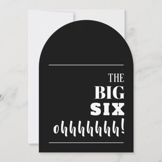 De grote 60e verjaardag van de partij boog kaart (Voorkant)