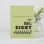 De GROTE 80-daagse uitnodigingen (Staand voorkant)