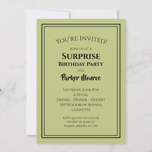 De GROTE 80-daagse uitnodigingen (Achterkant)