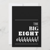 De GROTE 80e verjaardag van de Uitnodigingen van d (Voorkant)