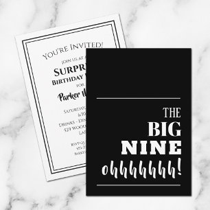 De GROTE 90e verjaardag van de Uitnodigingen van d