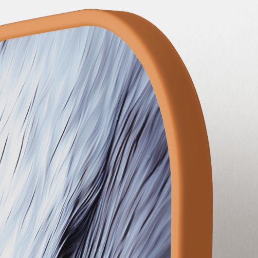 De grote adelaar van de Bald Pickleball Paddle (Links Detail)