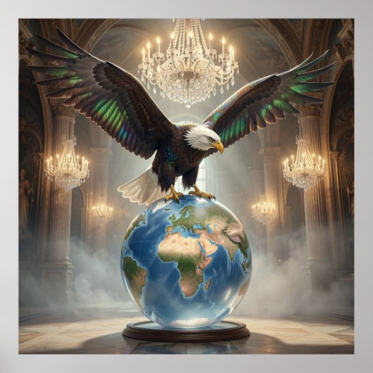 De Grote Adelaarskaart Poster (Voorkant)