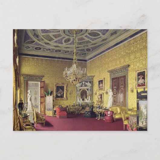 De Grote Agate Hall in het Catherine Palace Briefkaart (Voorkant)