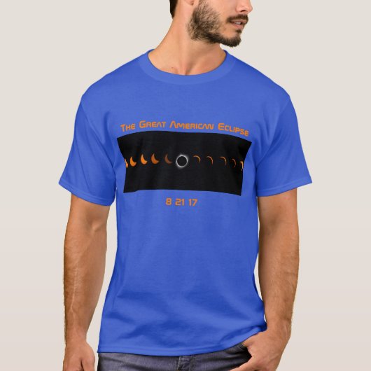 De Grote Amerikaanse Eclipse T-shirt (Voorkant)