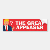 De Grote Appelaar Grappig Anti Trump Bumpersticker (Voorkant)