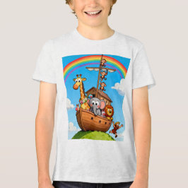 De Grote Ark Avontuur van Noach - Mooie Dieren & R Tri-Blend Shirt