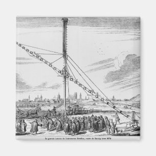 De grote astronomische telescoop magneet