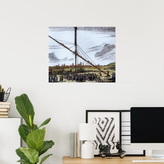 De grote astronomische telescoop poster (Thuiskantoor)