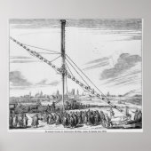 De grote astronomische telescoop poster (Voorkant)