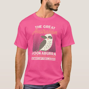 De grote Australian Kookaburra die Bird Orni lacht T-shirt
