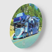 De grote Autotransportwagen van de Installatie Klok (Hoek)