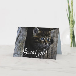 De grote Baan personaliseert het Lot van het Lot Bedankkaart