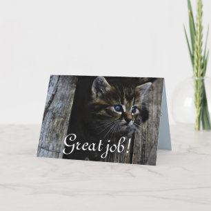 De grote Baan personaliseert het Lot van het Lot Bedankkaart