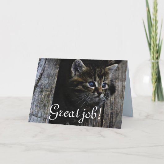 De grote Baan personaliseert het Lot van het Lot Bedankkaart (Voorkant)