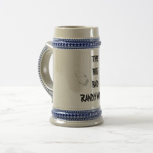 DE GROTE BADRANDY WOLF BIERPUL (Voorkant links)