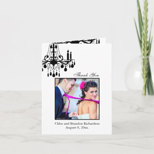 De grote Balzaal dankt u kaardt Bedankkaart (Voorkant)