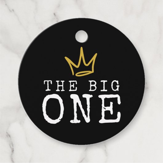 DE GROTE | Beruchte 90's 1e verjaardagsfeestje Bedankjes Labels (Voorkant)