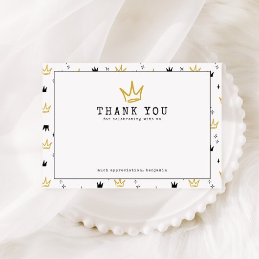 DE GROTE | Beruchte 90's 1e verjaardagsfeestje Bedankkaart