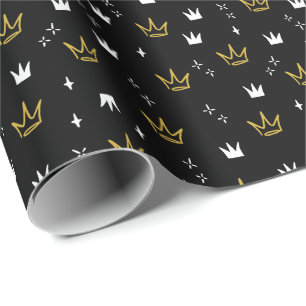 DE GROTE   Beruchte 90's 1e verjaardagsfeestje Cadeaupapier