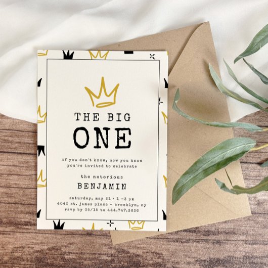 DE GROTE | Beruchte 90's 1e verjaardagsfeestje Kaart