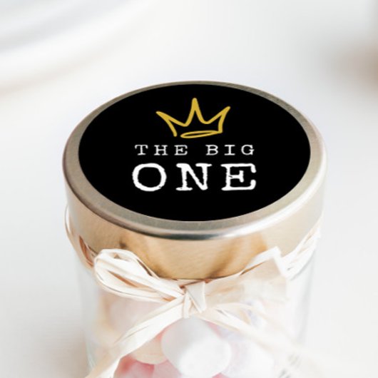 DE GROTE | Beruchte 90's 1e verjaardagsfeestje Ronde Sticker